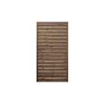 PANEL DE MADERA CON MARCO NOA 90 X 180 CM MARRON