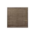 PANEL DE MADERA CON MARCO NOA 180 X 180 CM MARRON