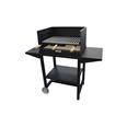 BARBACOA CARBON-LE&Ntilde;A RECTANGULAR CON REFRECTARIO H101 X 125 X 58 CM
