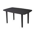 MESA RECTANGULAR RESINA 140 X 90 CM ANTRACITA