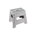 TABURETE PLEGABLE GRIS 29X22X32CM