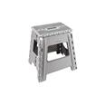 TABURETE PLEGABLE GRIS 29X22X39CM