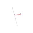 ANTIPANICO SOBREPONER  GLOBAL 90CM 2 PUNTO NEGRO/ROJO