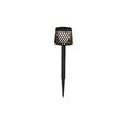 BALIZA SOLAR LED GRETITA NEGRA 39X7 CM 4 LM LUZ CALIDA