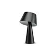 SOBREMESA SOLAR MOMO + CARGA USB 500LM 3000K CABEZA ORIENTABLE NEGRA