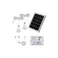 KIT SOLAR HIDRA BOMBILLAS - PANEL + BOMBILLAS + CAJA DE CONTROL. 5,5W 6000K 4,4AH IP55 IP20