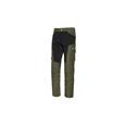 PANTALON ALGODON / NILON 230 GR FLEXARD VERDE / NEGRO TALLA M