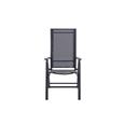SILLON POSICIONES ALUMINIO TEXTILENE 4X4 ANTRACITA