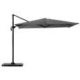 PARASOL ALUMINIO EXCENTRICO ANTRACITA 3 X 3 M