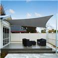 TOLDO VELA SOMBREO CUADRADO POLIETILENO 185GR 03X03M ANTRACITA