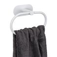 TOALLERO DE ARO DE ACERO INOXIDABLE TURBO-LOC&reg; SERIE OREA WHITE MAT