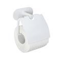 PORTAROLLOS CON TAPA DE ACERO INOXIDABLE TURBO-LOC&reg; SERIE OREA WHITE MAT