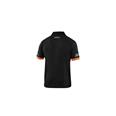 POLO TECNICO 180 GR NEGRO / NARANJA FLUOR TALLA XL