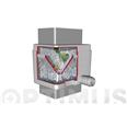 FILTRO BAJANTE QUATTRO/GRIS TUBO CUADRADO GRAF