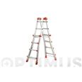 ESCALERA TELESCOPICA ALUMINIO AL040 5+5 PELDA&Ntilde;OS GIERRE