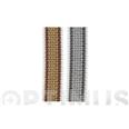 CINTA PERSIANA BICOLOR GRIS 22 MM BLISTER 6 MT KYLATE 