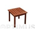 MESA AUXILIAR BAJA DE MADERA DE ACACIA FSC 45X45 CM -J-