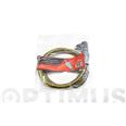 TUBO CONEXION ESPIROMETALICO ENCIMERAS-COCINA GAS 1 MT ACERO INOX AISI304 VACUFLEX .