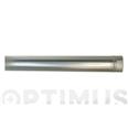 TUBO ESTUFA LISO CHIMENEA &Oslash; 110 MM X 1 MT X 0,50 MM GALVANIZADO