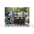 MESA BARBACOA RESINA MARRON EXT. 123.7 X 54 X 90 CM CURVER
