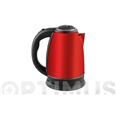 HERVIDOR DE AGUA INOXIDABLE ROJO KUKEN CON CAPACIDAD PARA 2 LITROS (1500 W)