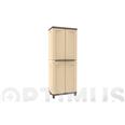 ARMARIO RESINA SAHARA CON 2 PUERTAS COLOR ARENA (181CM*68CM*39CM) JOBGAR
