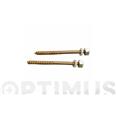 JUEGO TORNILLOS INODORO ACERO M- 5 X 60 MM MIRTAK