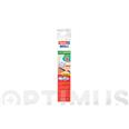 BURLETE BAJO PUERTA PVC/CEPILLO ADHESIVO 1 MT X 43 MM TRANSPARENTE TESAMOLL .
