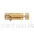 CERROJO PASADOR ALUMINIO MOD.500 50 X 30 MM ACABADO DORADO AMIG