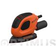 LIJADORA CON CABLE ORBITAL BEW230BC 55 W 105 MM MOUSE  + BOLSA Y 15 ACCESORIOS B&D