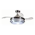 VENTILADOR DE TECHO CON 4 ASPAS RETRACTILES Y LUZ &Oslash; 11CM BOXPLUS