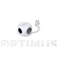 BASE MULTIPLE COMBI BALL CON BASE CARGA INDUCTIVA 3T + 3USB 1,4 METROS SIMONBRICO