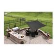 TOLDO VELA SOMBREO 'READY TO HAND' CUADRADO 3 MT GRIS 125 GR. 'COLAROO'