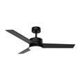 VENTILADOR DE TECHO BORA 3048 NEGRO/MADERA CON 3 ASPAS & LUZ LED 70W 118CM UNIVERSAL BLUE