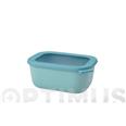 CONTENEDOR ALIMENTOS RECTANGULAR CON TAPA CIRCULA 1500 ML - VERDE NORDICO MEPAL
