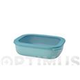 CONTENEDOR ALIMENTOS RECTANGULAR CON TAPA CIRCULA 2000 ML - VERDE NORDICO MEPAL