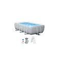 PISCINA PRISM FRAME RECTANGULAR  300X175X80 CM CON BOMBA Y ESCALERA