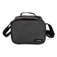 BOLSA PORTA ALIMENTOS ON THE GO NEGRA + CONTENEDOR VIDRIO 0,840 ML