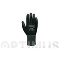 GUANTE NYLON CON PALMA RECUBIERTA DE POLIURETANO NEGRO TALLA 11 BPU1400/11  JUBA