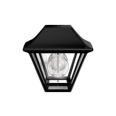 APLIQUE ALPENGLOW NEGRO IP 44 SIN BOMBILLA