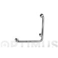 ASIDERO BAÑO ANGULO 90 GRADOS INOXIDABLE 50 X 50 CM NON