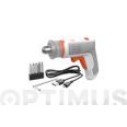 ATORNILLADOR BATERIA "HEX DRIVER" 3,6 V 1,5 AH, CON LUZ LED BLACK&DEKER
