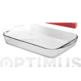 BANDEJA VIDRIO RECTANGULAR 40X27X6 CM