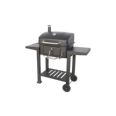 BARBACOA CARBON CON TAPA Y DOS MESAS AUXILIARES 121,5 X 62 X 104 CM