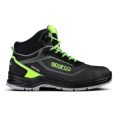 BOTA DE SEGURIDAD INDY-HE S3S SR LG ESD NEGRO/VERDE (REF. 0754245NRVF) TALLA 45 SPARCO