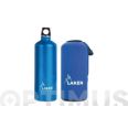 BOTELLA ALUMINIO 1L AZUL + FUNDA NEOPRENO LAKEN