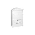 BUZON EXTER. 25X8X40,8CM NATUUR ALU BLANCO IMPERIO NT97367