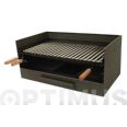 CAJON CON PARRILLA INOX 61X40X33CM
