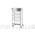 CARRITO VERDULERO AFINITY INOX ACERO LACADO QF+