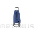 CARRO COMPRA DOS RUDAS + 2 DOBLE PLEGADO AZUL NATURAL ROLSER